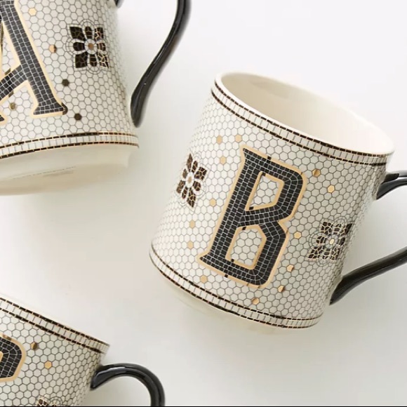 Anthropologie French café mug